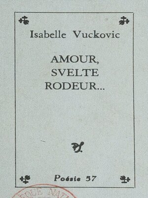 cover image of Amour, svelte rôdeur...